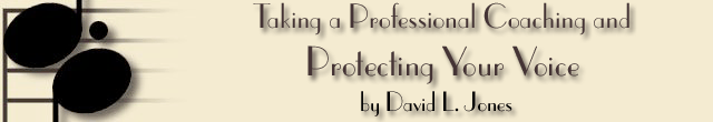 Professional Coaching and Protecting Your Voice